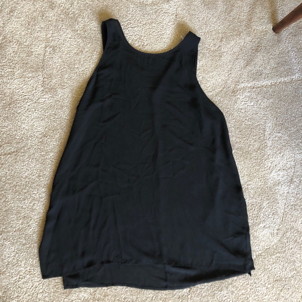 Black tank top